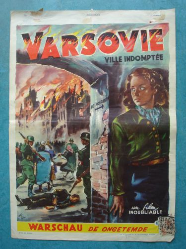 Film poster "Warschau De Ongetemde"