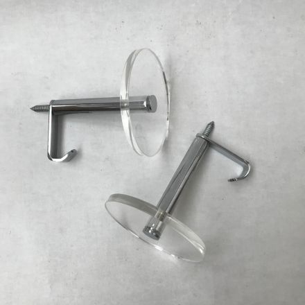 2x Schönbuch Disc kapstok/wandhaak