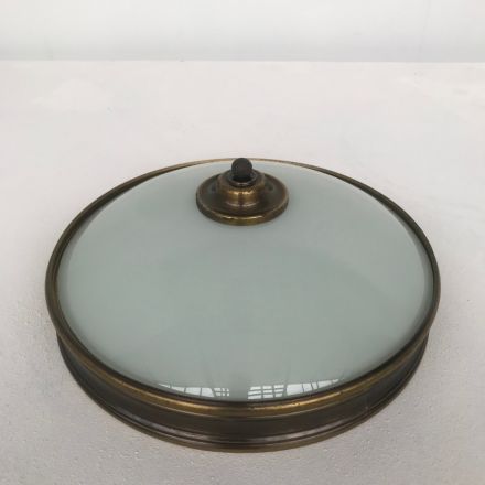 Plafond/wandlamp brons art deco stijl