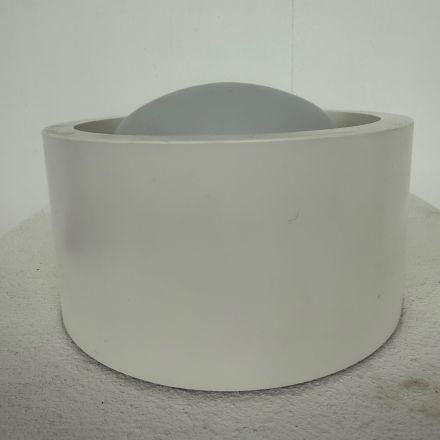 Plafond/wandlamp wit bakeliet jaren 70