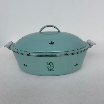 Dru Holland emaille schaal tulpmotief