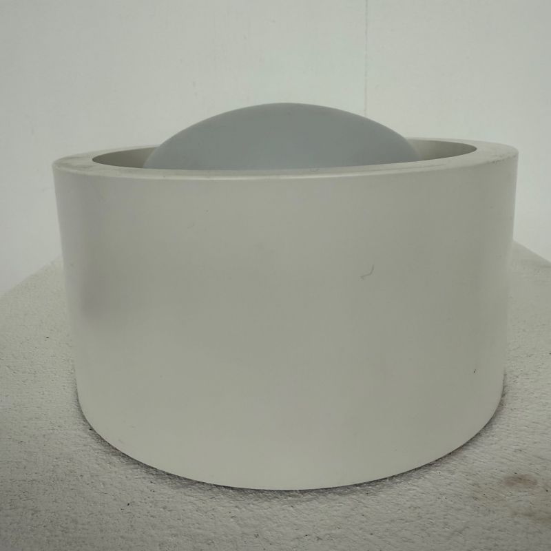 Plafond/wandlamp wit bakeliet jaren 70