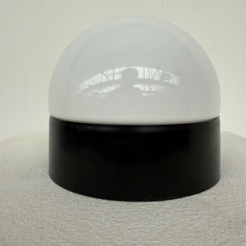 Plafond/wandlamp zwart jaren 80
