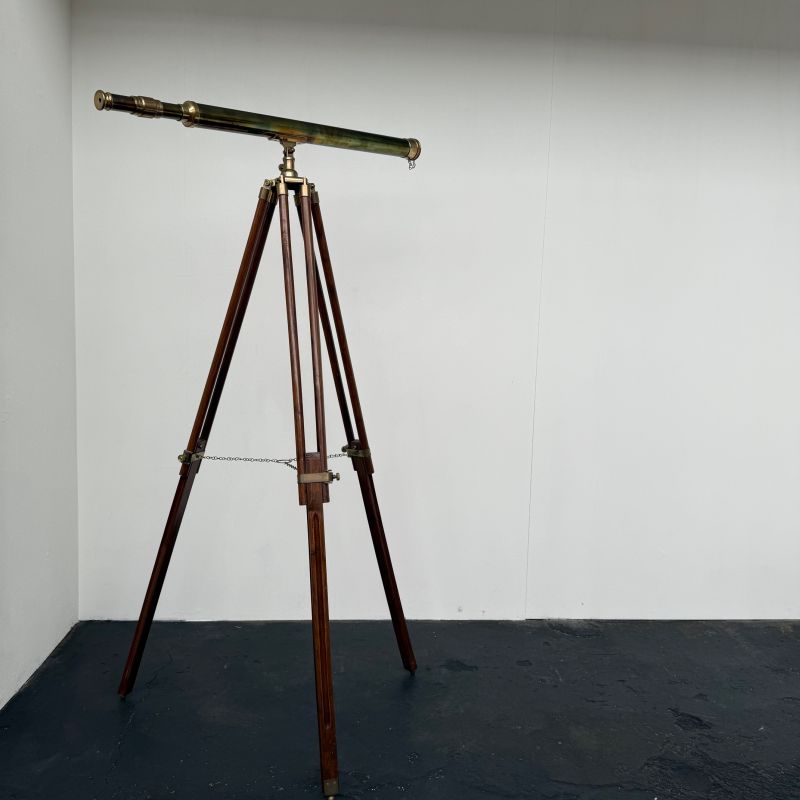 Vintage messing telescoop