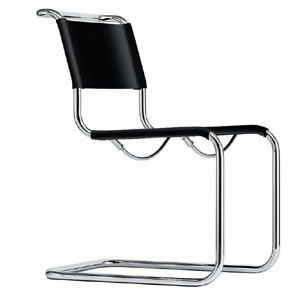 Thonet eetkamerstoel S33 en S34 in kernleder